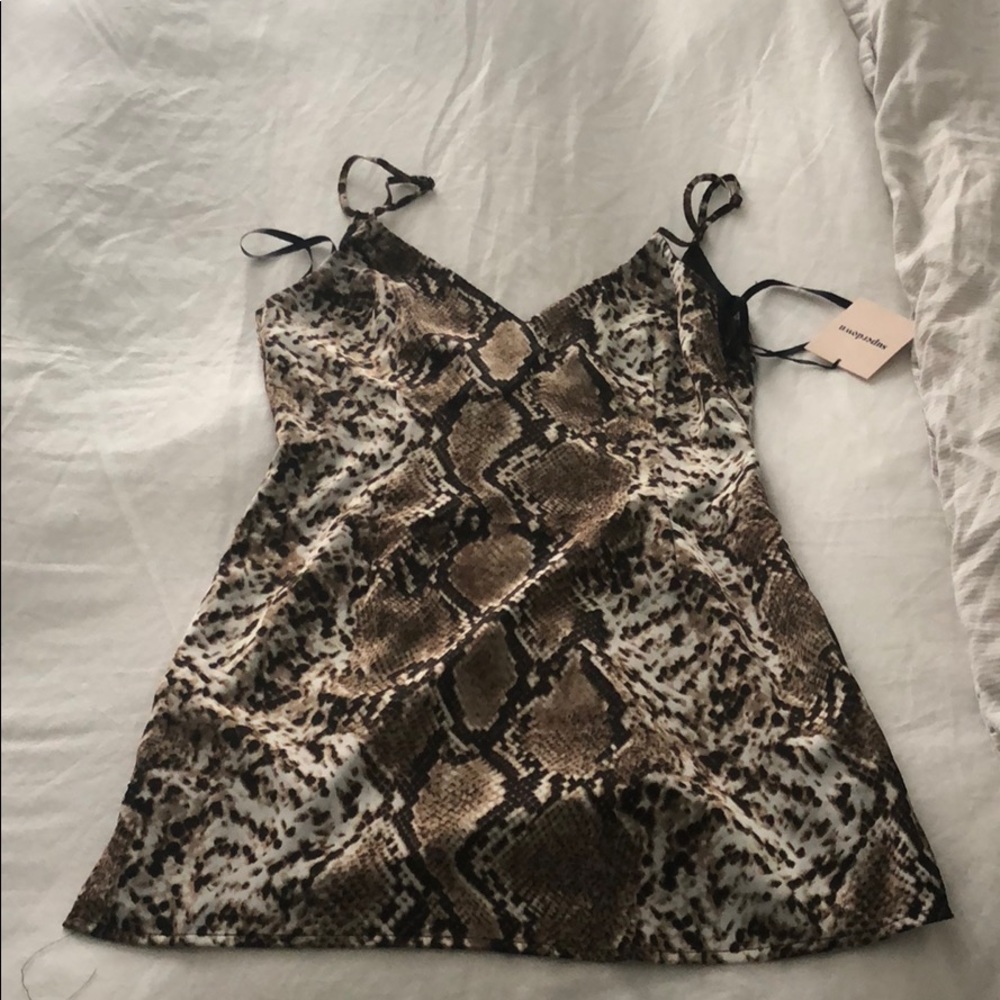 Super down mini dress